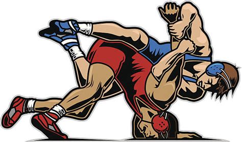 Wrestling Illustrations Royalty Free Vector Graphics