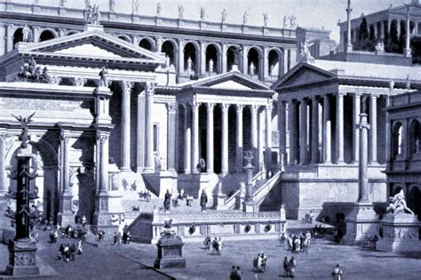 Reconstruction Of The Roman Forum Ancient Rome Europe Culture Rome