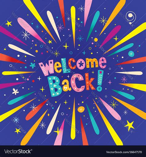 Welcome Back Design Ideas