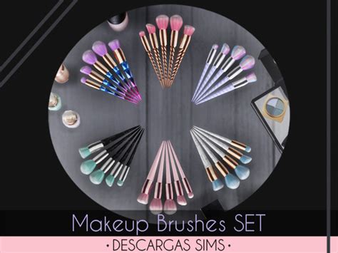 Descargassims Makeup Brushes Set 6 Swatches Clutter Download