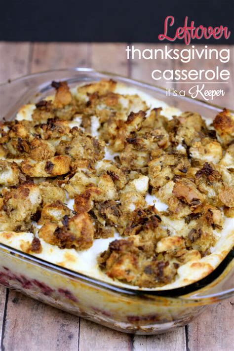 This is my favorite turkey casserole. Leftover Thanksgiving Casserole | It Is a Keeper