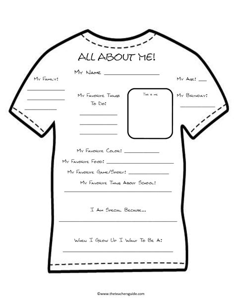 13 Best Images Of What I Like About Me Worksheet All About Me