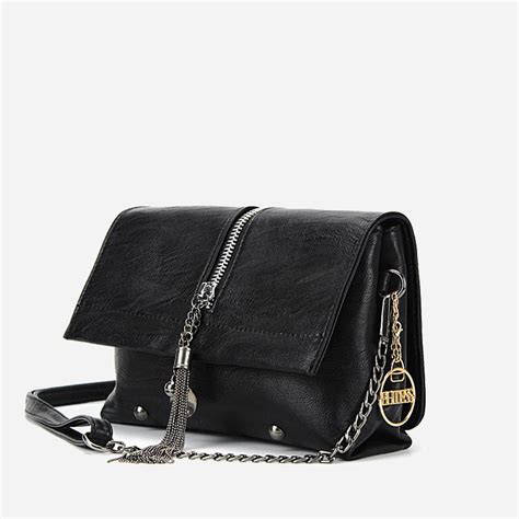 2019 printemps nouvelle mode femmes sac à bandoulière chaîne sangle rabat design. Sac besace cuir à chaîne - Sac Bandoulière