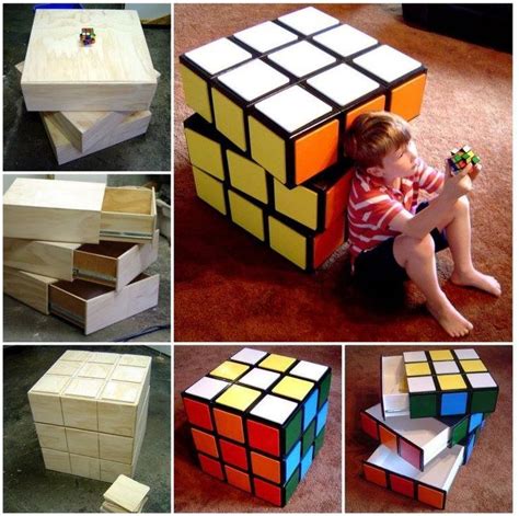 How To Diy Rubiks Cube Chest Drawers Tutorial Like