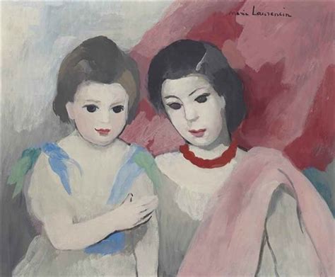 Les Deux Soeurs By Marie Laurencin 1883 1956 French Mutualart