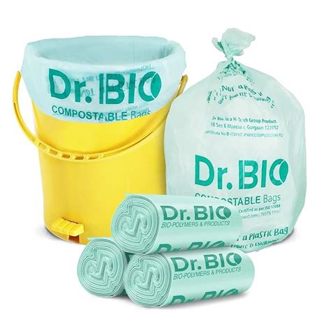 Dr Bio Biodegradable Compostable Garbage Bags Dustbin Bags Trash Bags