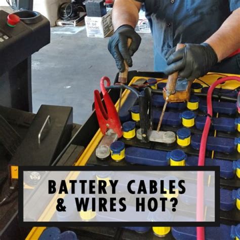 To begin with, always make sure the power is turned off at the breaker box before you start any electrical that's why sometimes it's best to hire a licensed electrician to handle electrical repairs. Why are my Forklift's Battery Cables and Wires Getting so Hot?