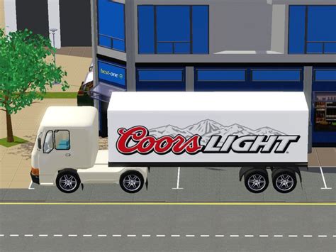 Simming In Magnificent Style Coors Light Beer Truck