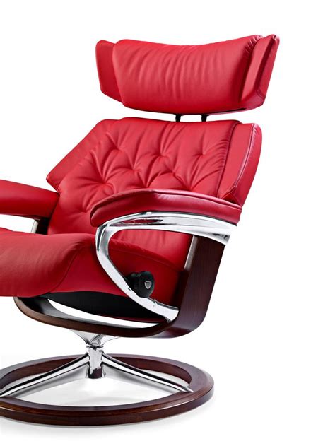 Ekornes stressless recliners and chairs for your home or office. Stressless Skyline Recliner in Paloma Leather (color ...