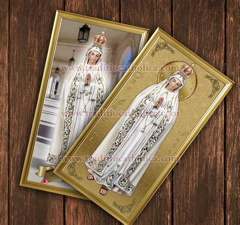 Our Lady Of Fatima Portugal Handcrafted Framed Prints 7x14 Etsy