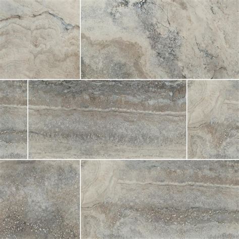 Msi Tuscany Azul 12 In X 24 In Polished Porcelain Stone Look Floor