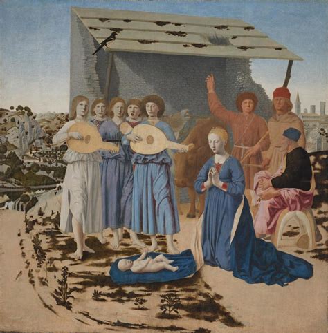 Piero Della Francesca The Nativity Ng908 National Gallery London