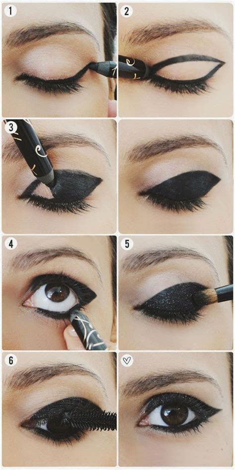 How To Apply Shiny Black Eyelids Makeup In Few Mints Usa Fashion Trends