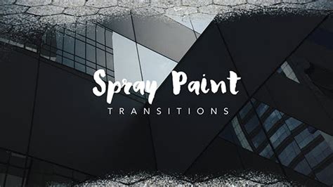 Spray Paint Transitions Motion Graphics Videohive