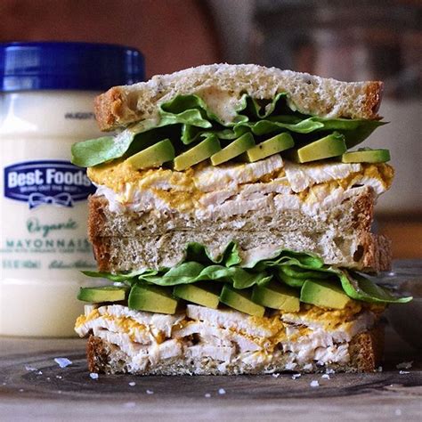 Chicken And Avocado Sandwich With Garam Masala Mayo By Julesfood