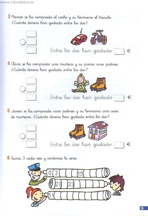 Problemas De Matematicas 1 Primaria Adiciones Fichas De Exercicios De