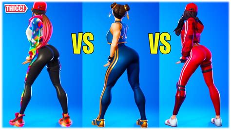 Fortnite Hot Dance Contest Loserfruit Vs Chun Li Vs Ruby 🍑 ️ Youtube