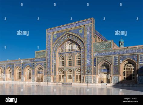 Herat Friday Mosque Jami Masjid Or Central Blue Mosque Herat Herat