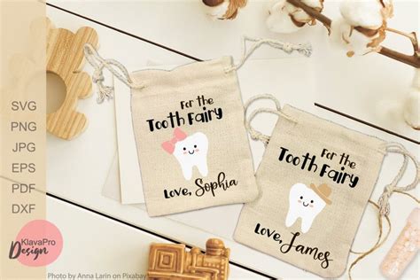 Tooth Fairy Bags Svg Design