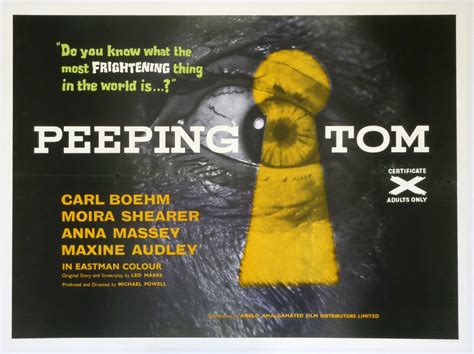 Peeping Tom Uk Quad Poster Picture Palace Movie Posters