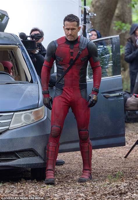 Deadpool 3 First Look Ryan Reynolds Dons His Iconic Suit As He Kicks Off Filming In The Uk With