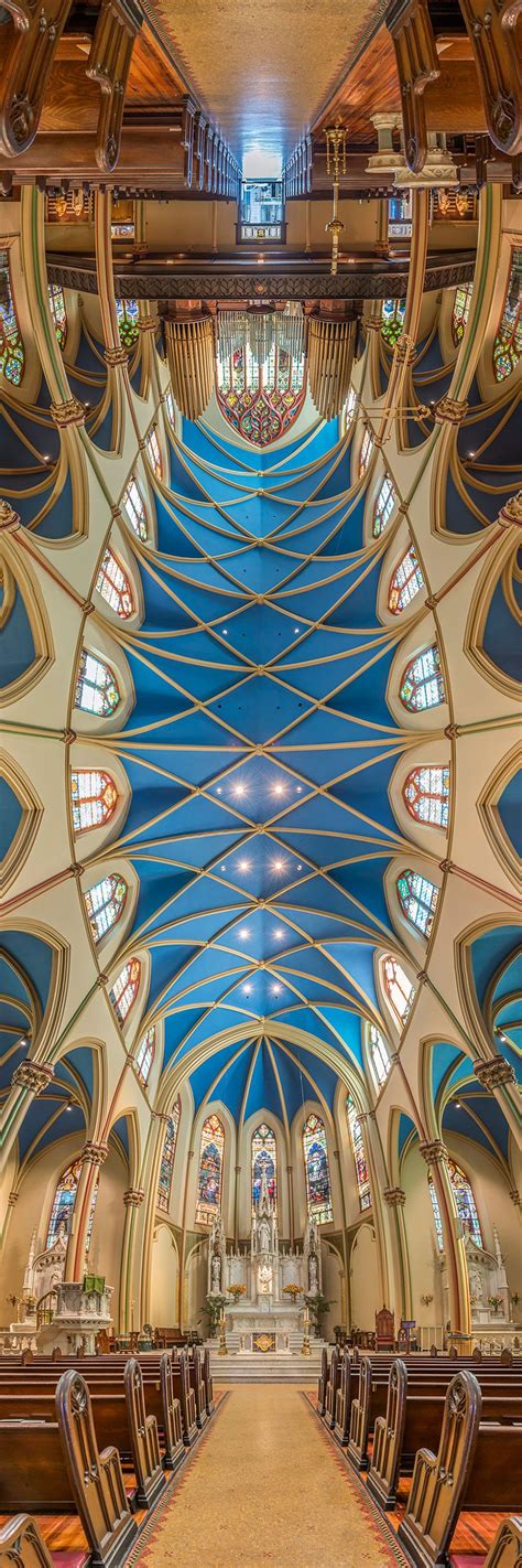 Vertical Panoramas Of New York Churches By Richard Silver Inspired By