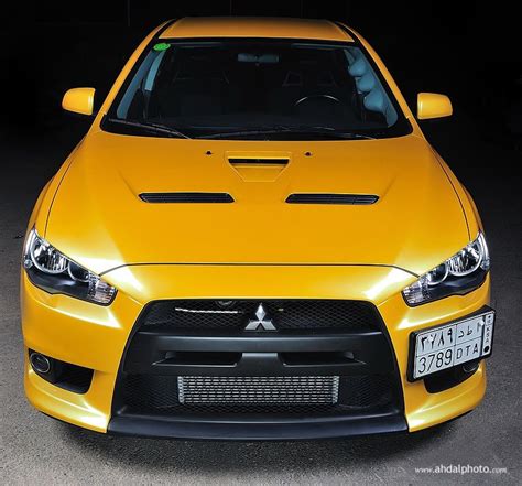 The First Yellow Evo X From Ksa Evo X Mitsubishi Lancer Evolution