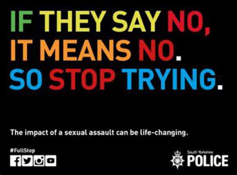 Syp Campaign Putting A Full Stop To Sexual Offences South Yorkshire