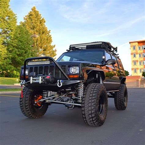 Jeep Xj Lifted Lifted Jeep Xj With Images Jeep Xj Inline Six