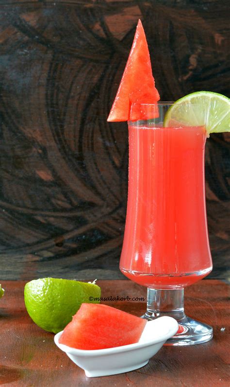 Watermelon Agua Fresca Recipe Mexican Drink Masalakorb