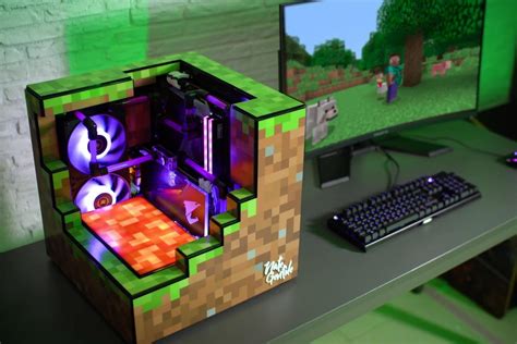 Minecraft Themed Gaming Pc By Youtube Nate Gentile Pcmasterrace