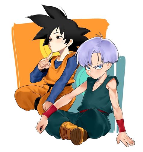 Trunks And Goten Chibi Personajes De Dragon Ball Personajes De Goku