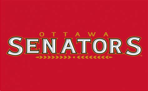 The team, by now officially using the senators name, introduced this logo. Ottawa Senators Wordmark Logo - National Hockey League ...