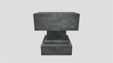 Minecraft Anvil Download Free 3d Model By Coller Thecollerroller