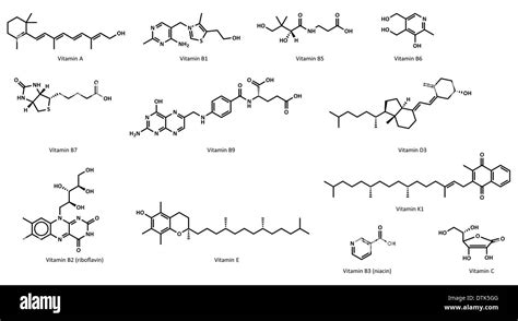 Vitamin B5 Structure