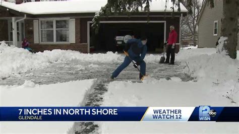 North Shore Gets About 7 Inches Of Snow
