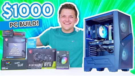 Best 1000 Gaming Pc Build 2022 Full Build Guide W Gaming Benchmarks