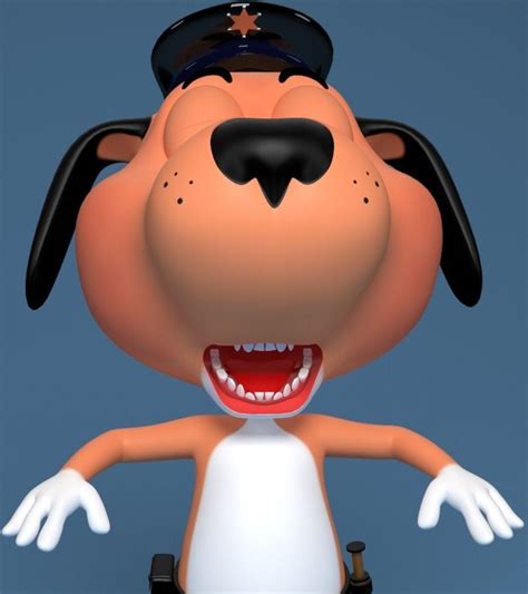 Police Dog Cartoon Rigged 3d Model Rigged Max