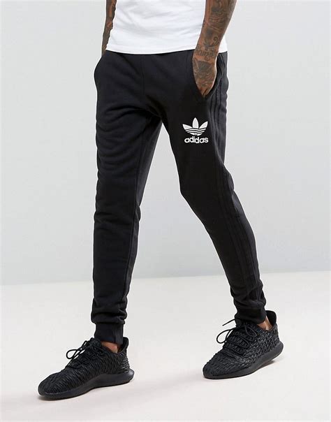 Adidas Originals 3 Stripe Jogger In Black Bs4629 Black Adidas Ultra