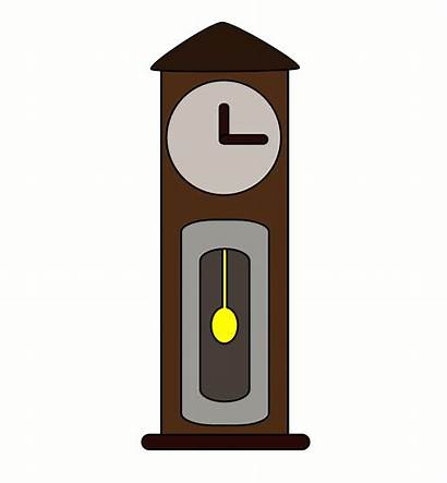 Clock Animated Animations Create Grandfather Clipart Moving