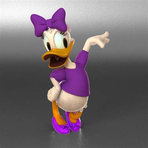Donald Daisy Duck 3d Model 149 Ma Max Free3d