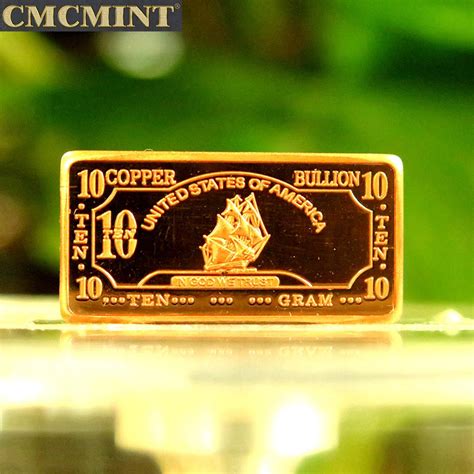 10gram Copper Iron Ship Bar Custom Copper Coin China 10gram And Iron