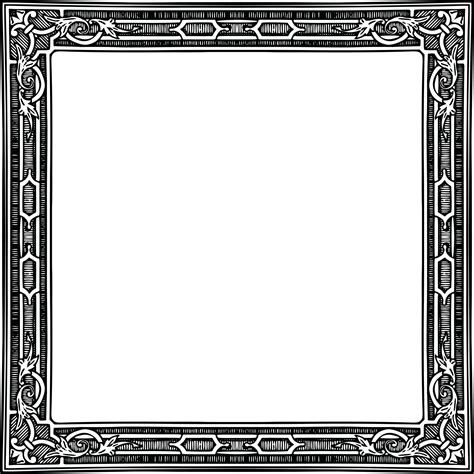Black And White Borders And Frames Clip Art Frames Borders Borders Images