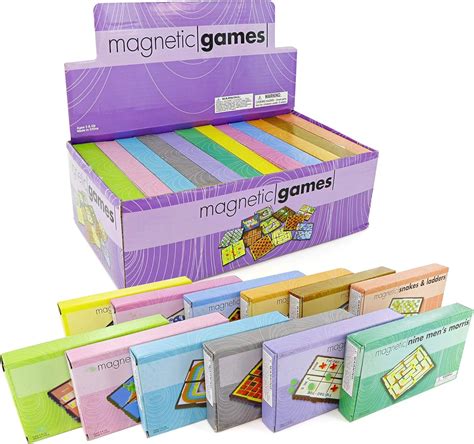 Srenta 5 Mini Magnetic Board Games Compact Travel Design Set