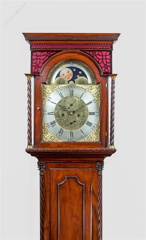 Antiques Atlas Georgian Longcase Clock By Brown Of Glasgow