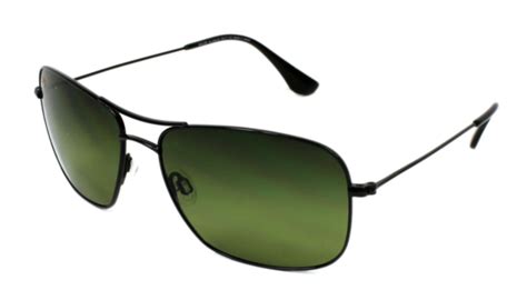 Maui Jim Wiki Wiki Polarized Sunglasses Black Ht Green 246 02 Aviator Display 0603429018863 For