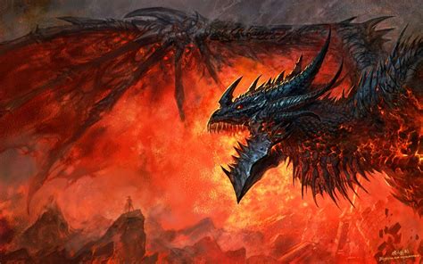 Cool Dragons Dragons World Of Warcraft Deathwing Artwork Cool Games Wallpapers World Of