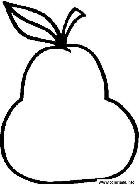 A Black And White Drawing Of A Pear With A Leaf On It S Tip