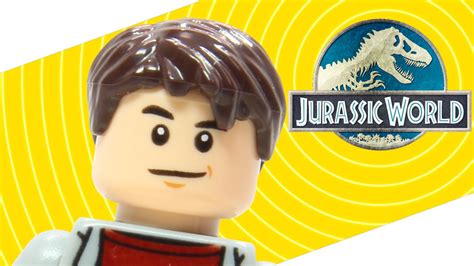 Lego Jurassic World Zach Mitchell Animated Figure Build Youtube