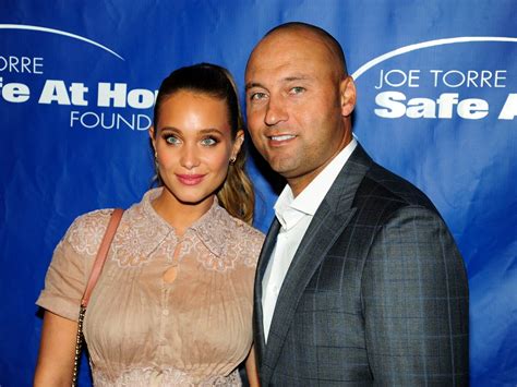 derek jeter s model wife hannah jeter revealed why the former yankees captain would get mad at
